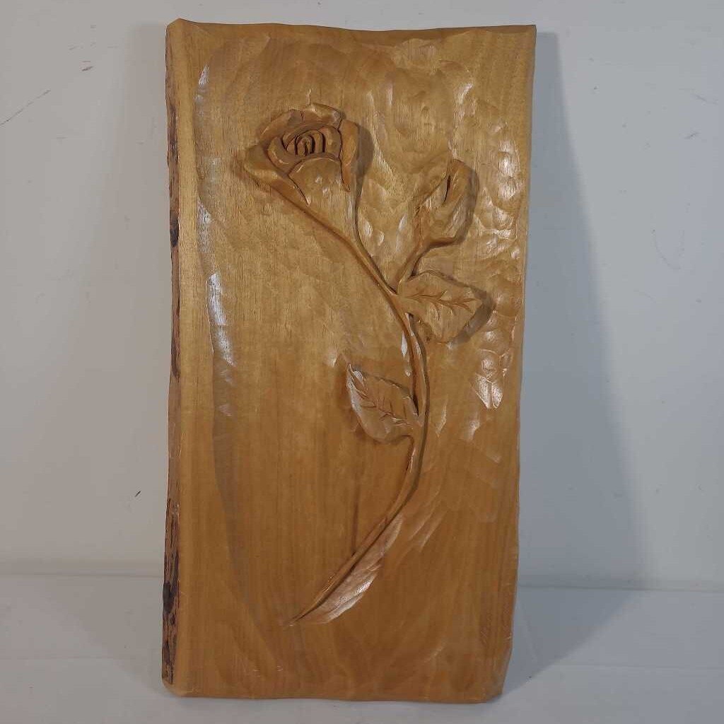 CARVED IRIS WALL ART