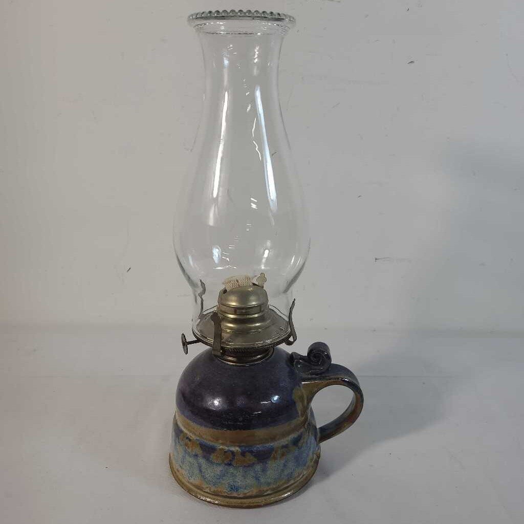 POTTERY OIL LAMP