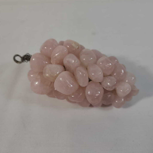VTG ROSE QUARTZ GRAPE CLUSTER