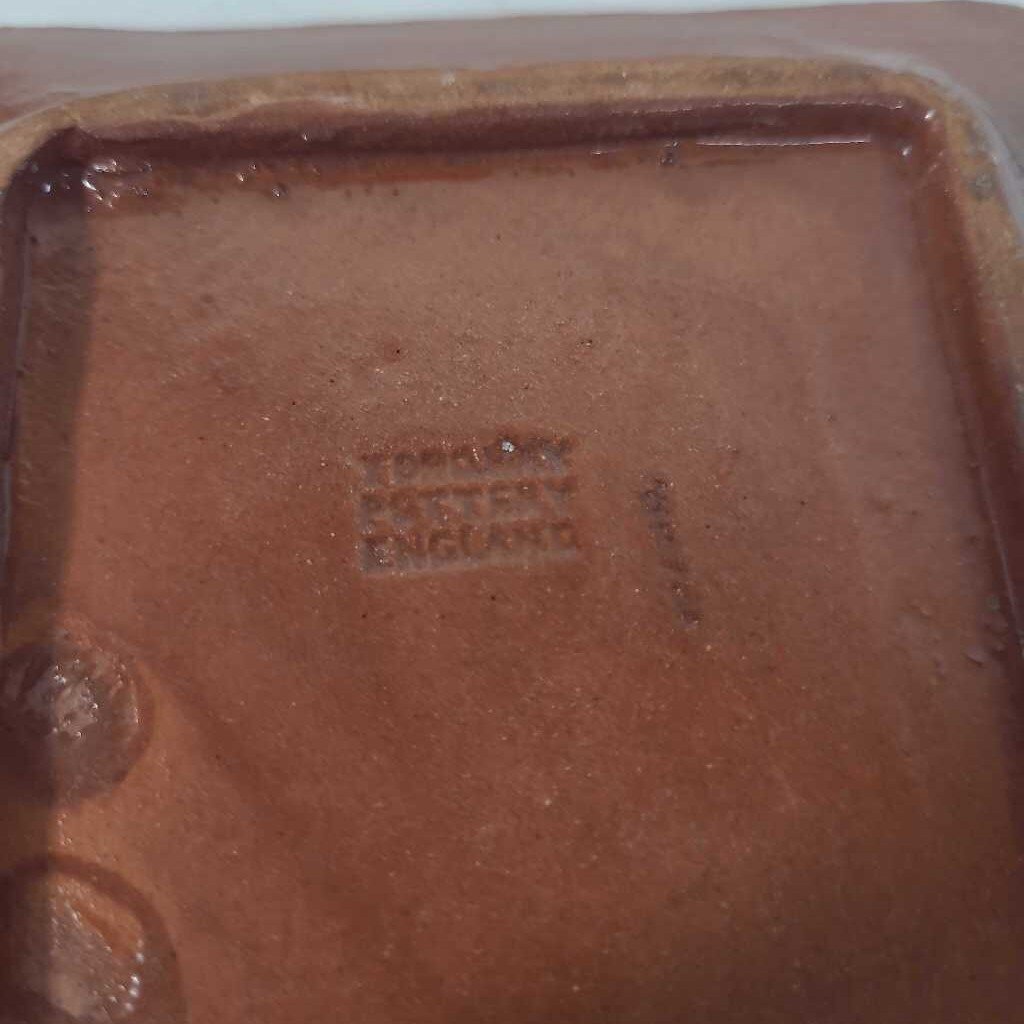 VTG POTTERY COTTAGE COVERED BUTTER DISH