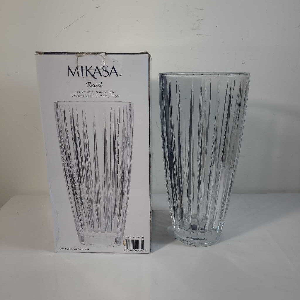 MIKASA "REVEL" CRYSTAL VASE