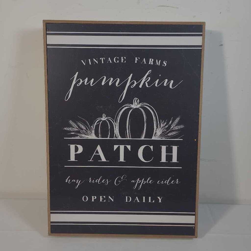 PUMPKIN PATCH WOOD SIGN