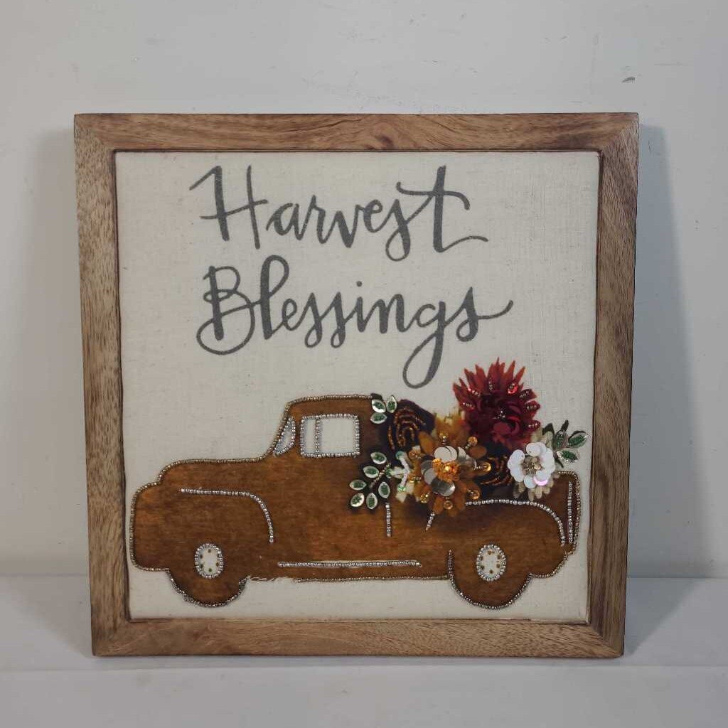 HARVEST BLESSINGS CANVAS