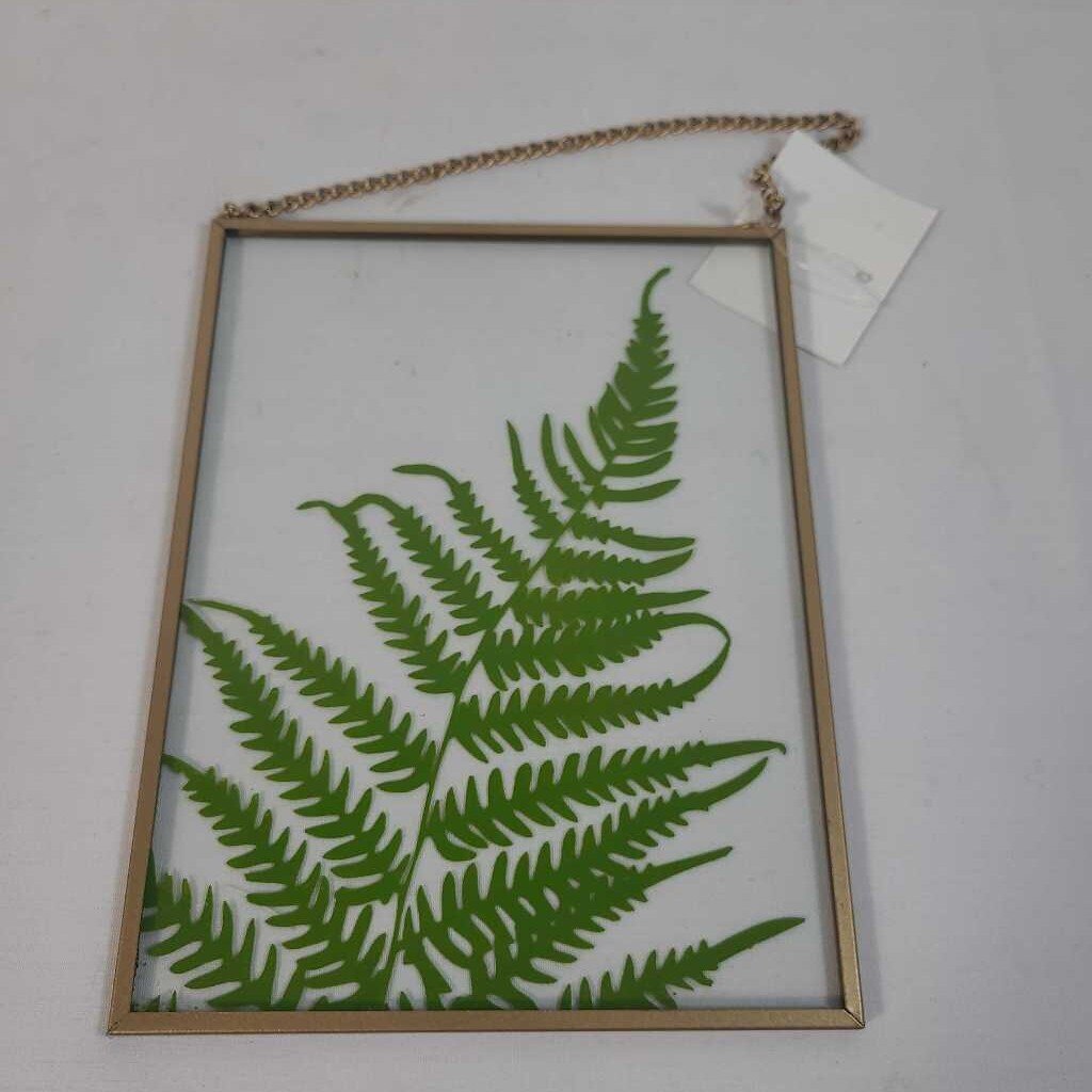 FERN IN GOLD FRAME