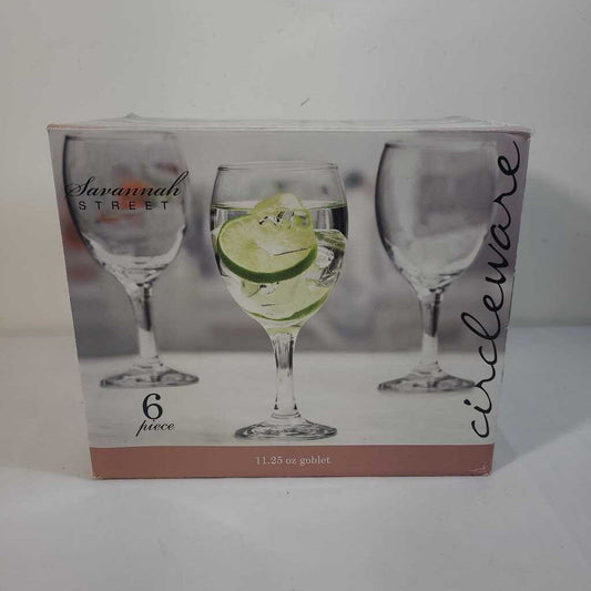 S/6 NIB 11.25 oz GOBLET