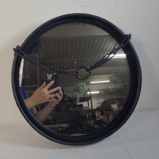 ROUND BLACK MIRROR