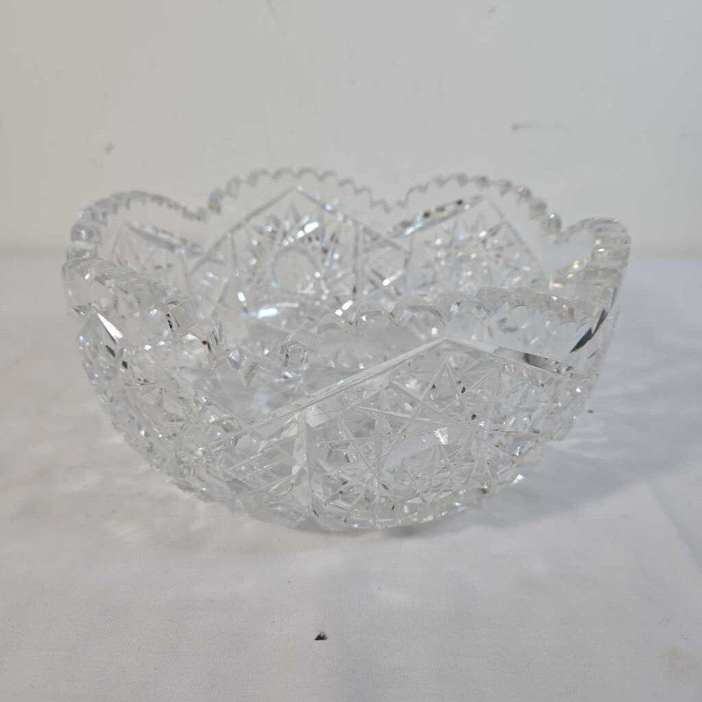 CUT GLASS BOWL