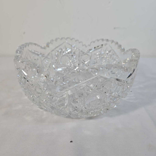 CUT GLASS BOWL