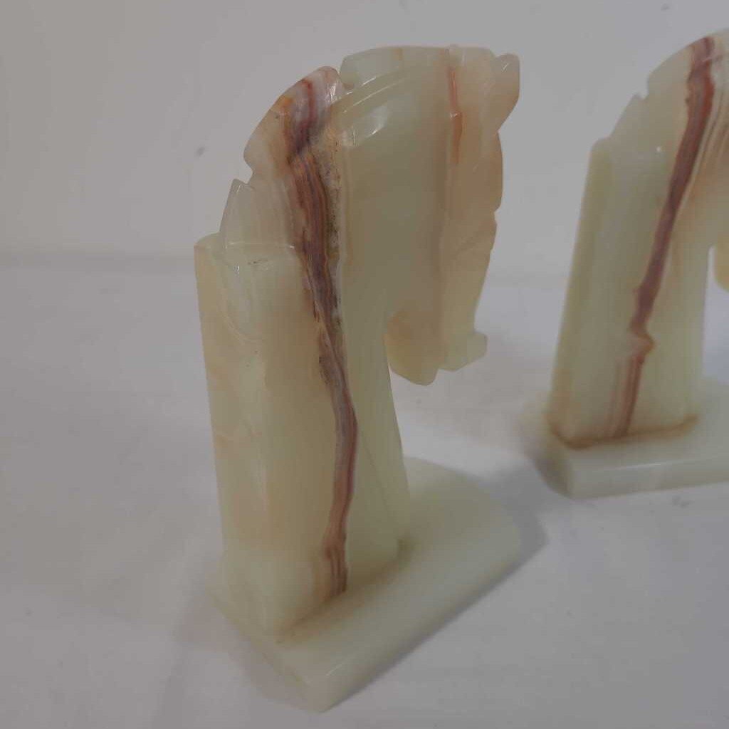 PR ONYX HORSE BOOKENDS
