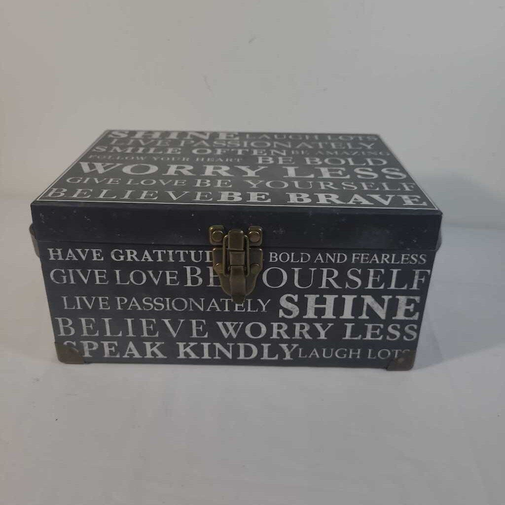 INSPIRATIONAL WORDS LIDDED BOX
