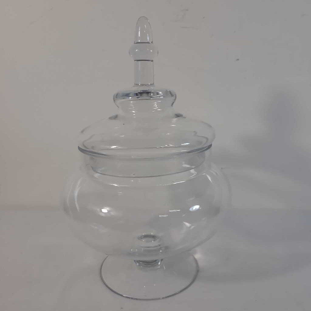LIDDED APOTHECARY JAR
