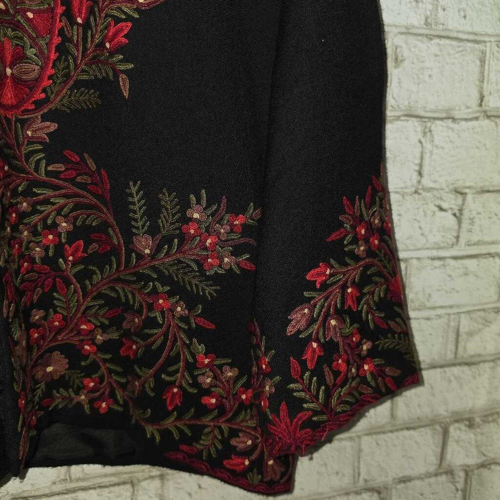 Vintage WANI Handmade Marino Wool Embroidered Jacket