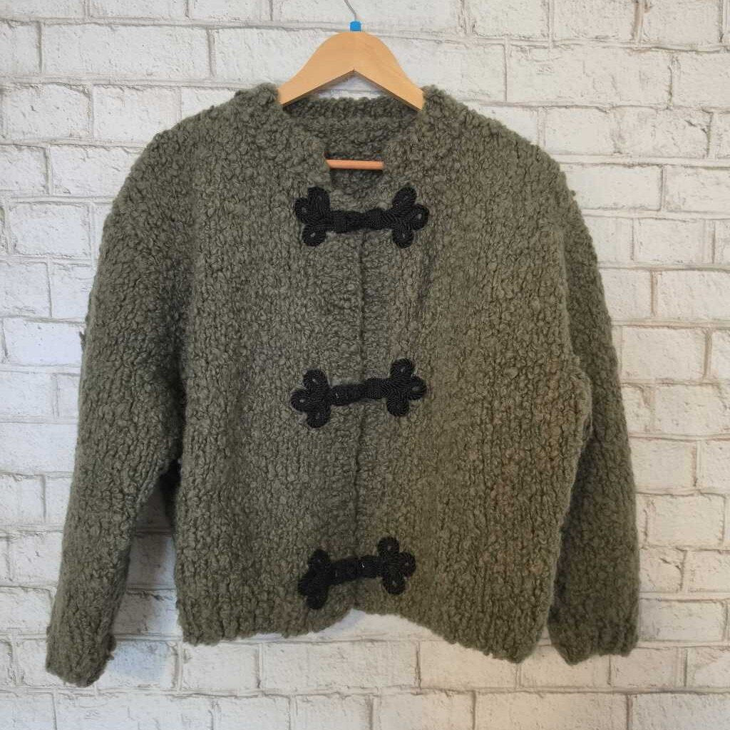 Handmade Green Chunky Sweater