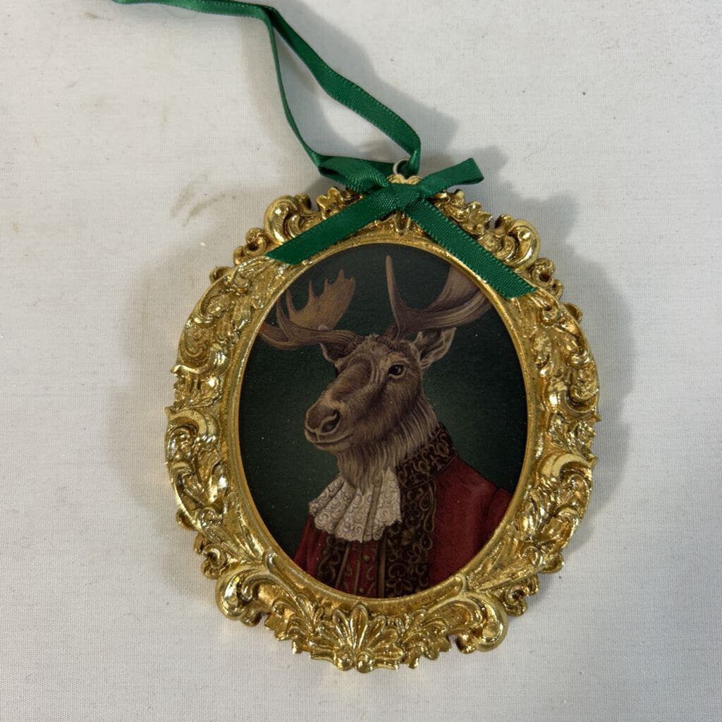 STAG/MOOSE PORTRAIT ORNAMENT
