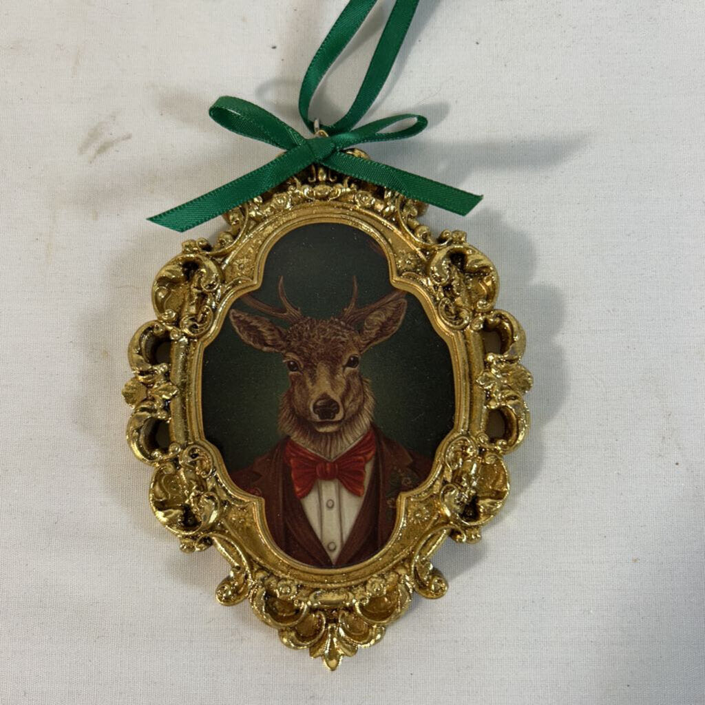 STAG/MOOSE PORTRAIT ORNAMENT