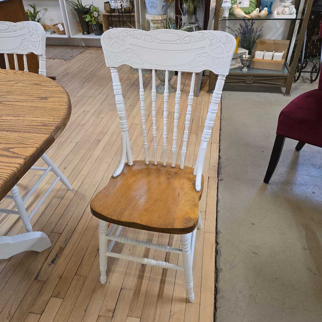 NEWLY REFINISHED DINING TABLE + 4 CHAIRS