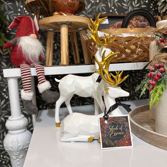 White and Gold Deer