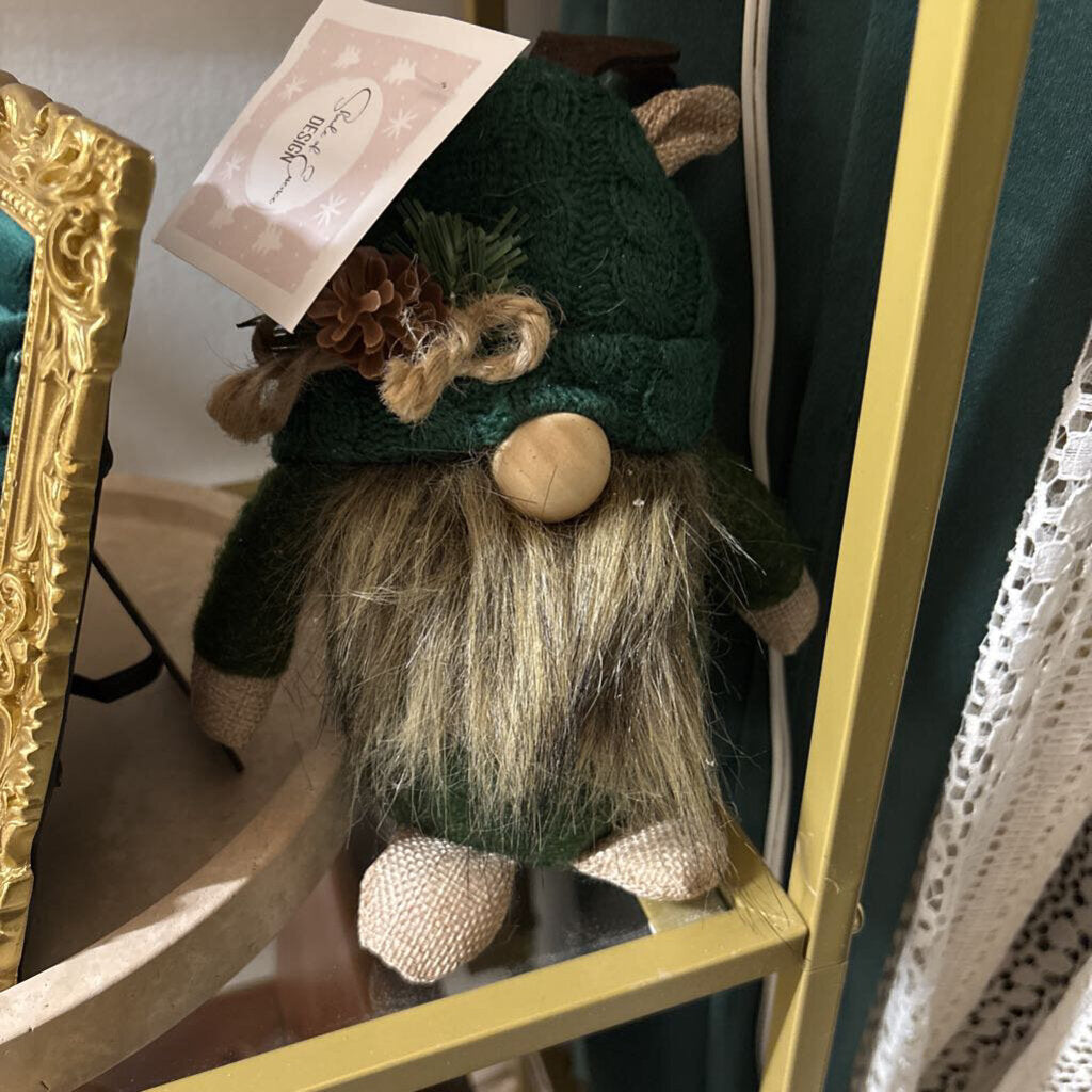 Green Reindeer Gnome