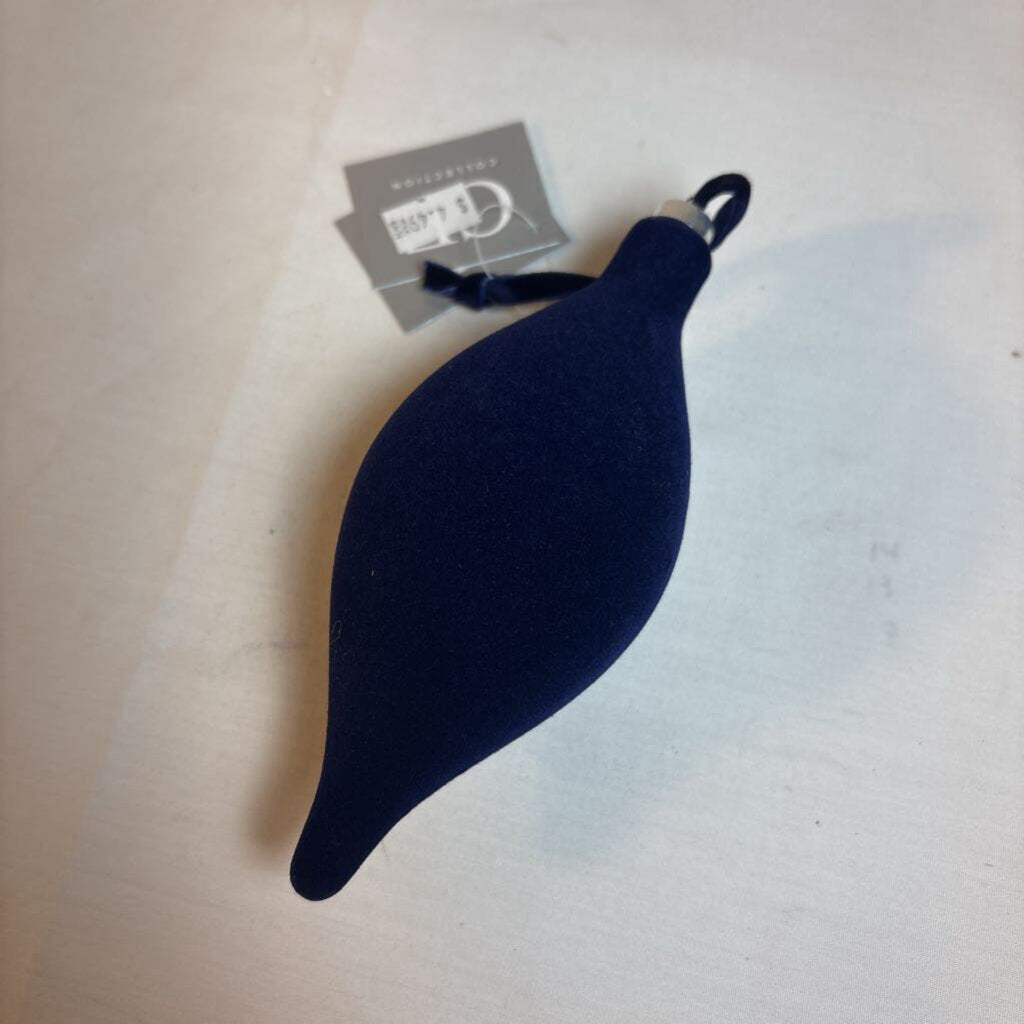 TEARDROP ORNAMENT - NAVY BLUE