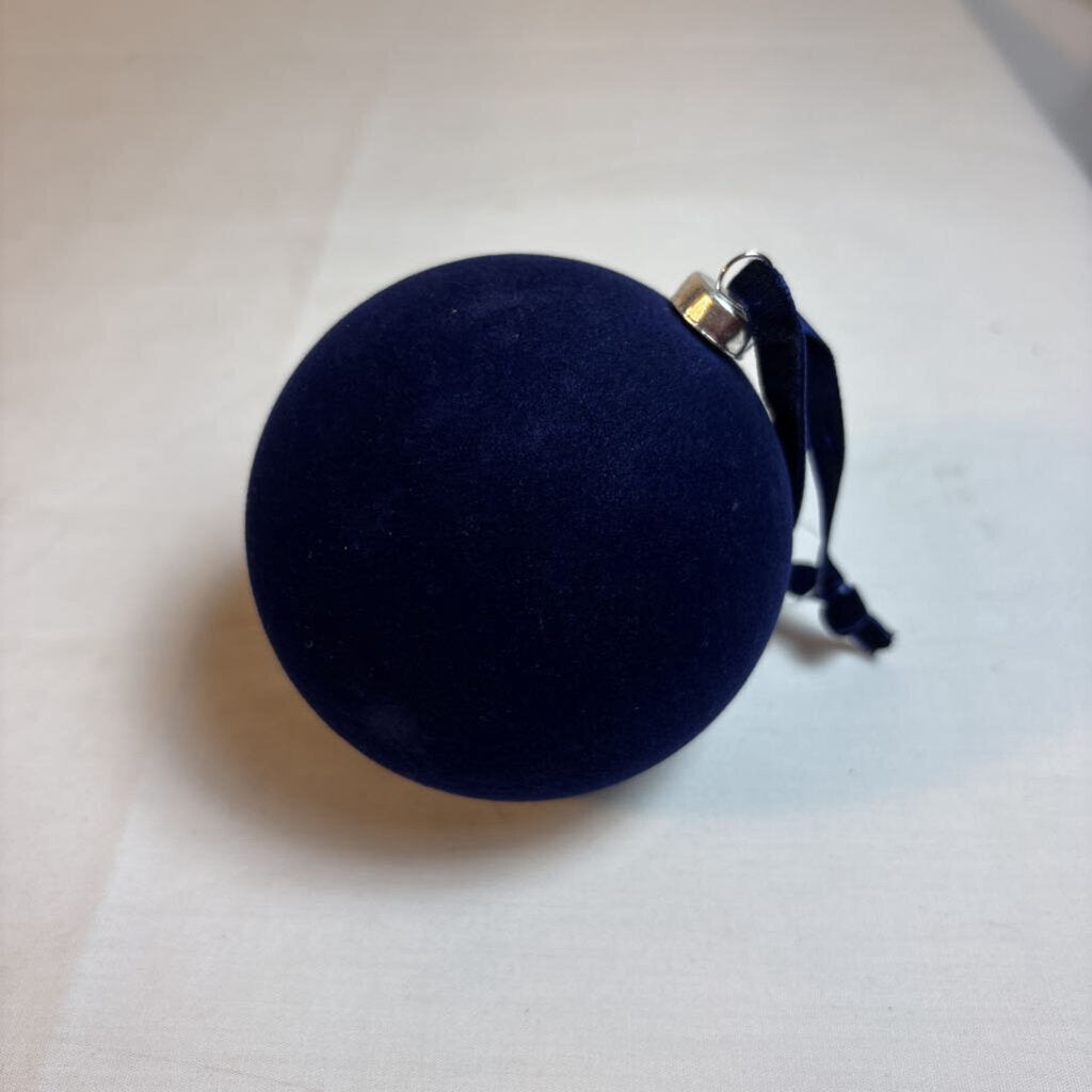 3" BALL ORNAMENT - NAVY