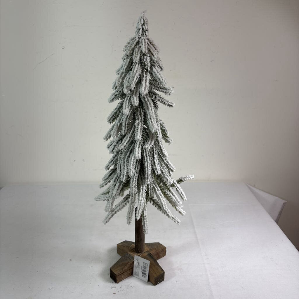 20" FLOCKED TREE