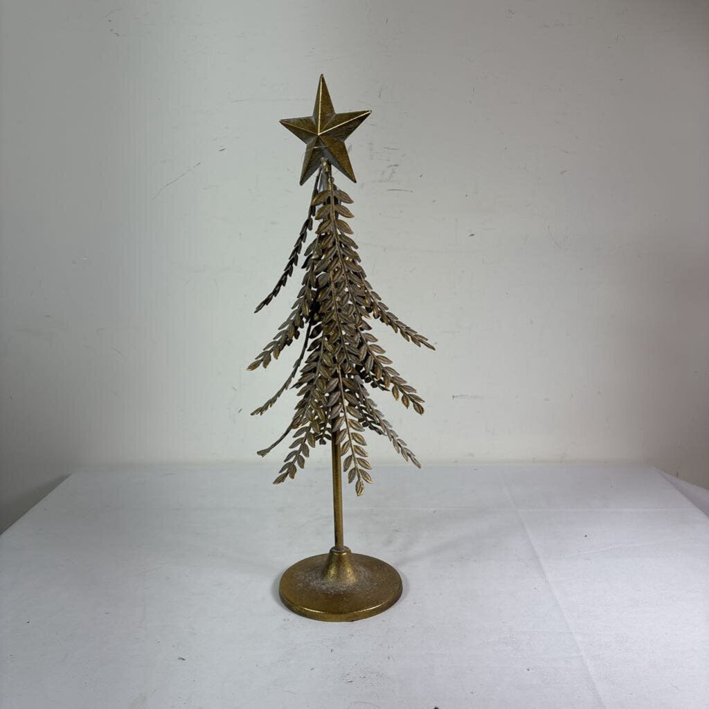 ANTIQUE GOLD METAL TREE - SM