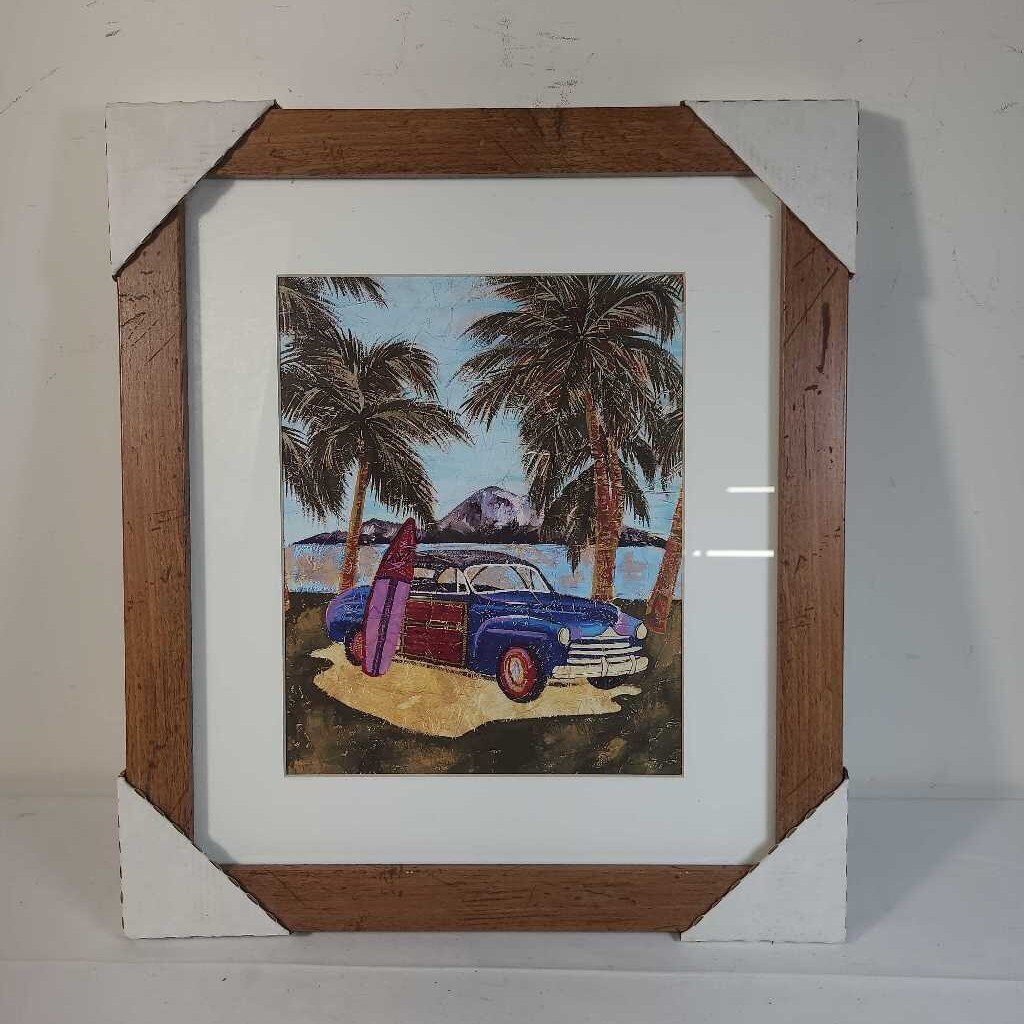 SURFBOARD & CAR WALL ART
