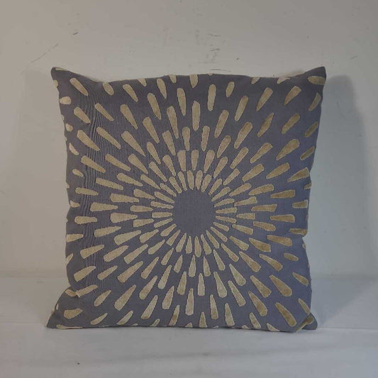 GREY & TAUPE DOWN FILLED PILLOW