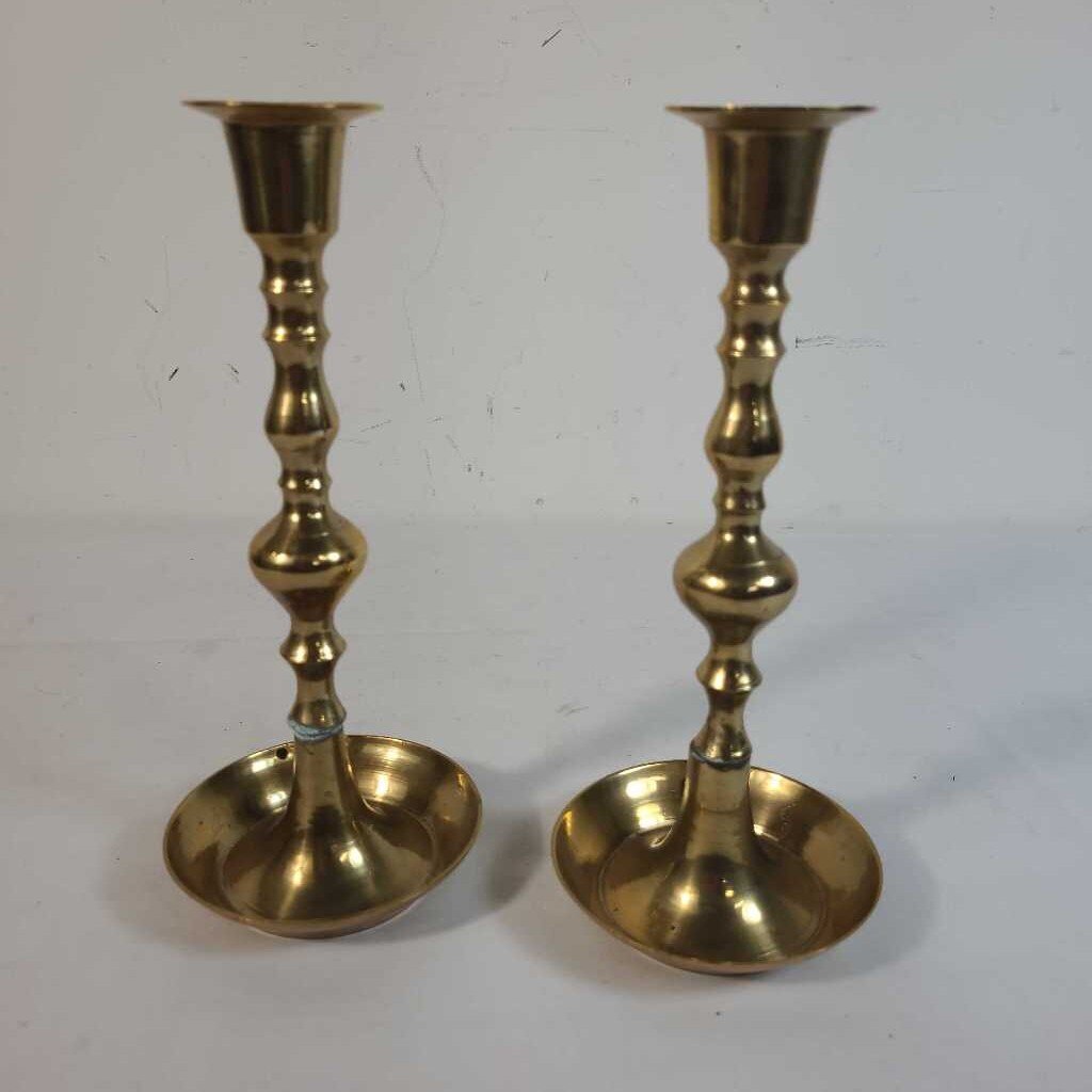 PR BRASS CANDLE HOLDERS