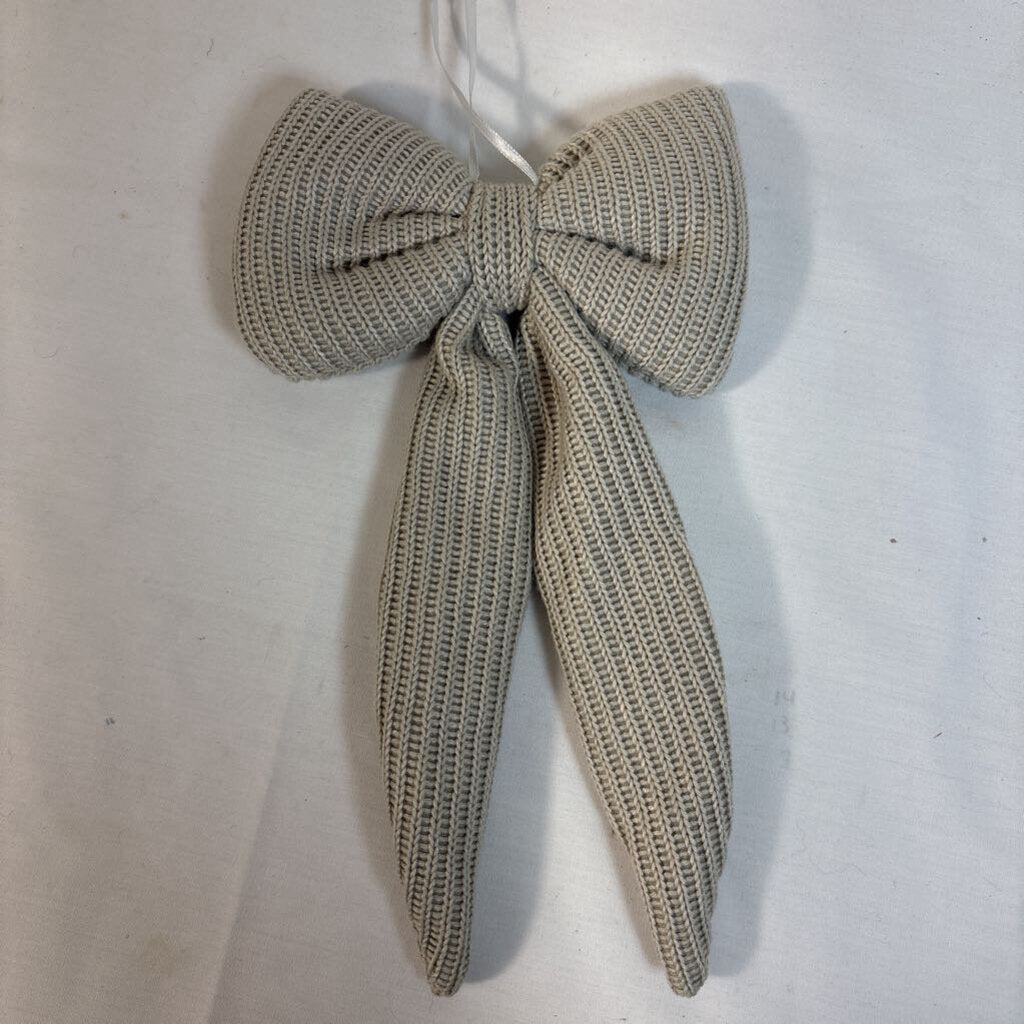 FABRIC BOW - GREY