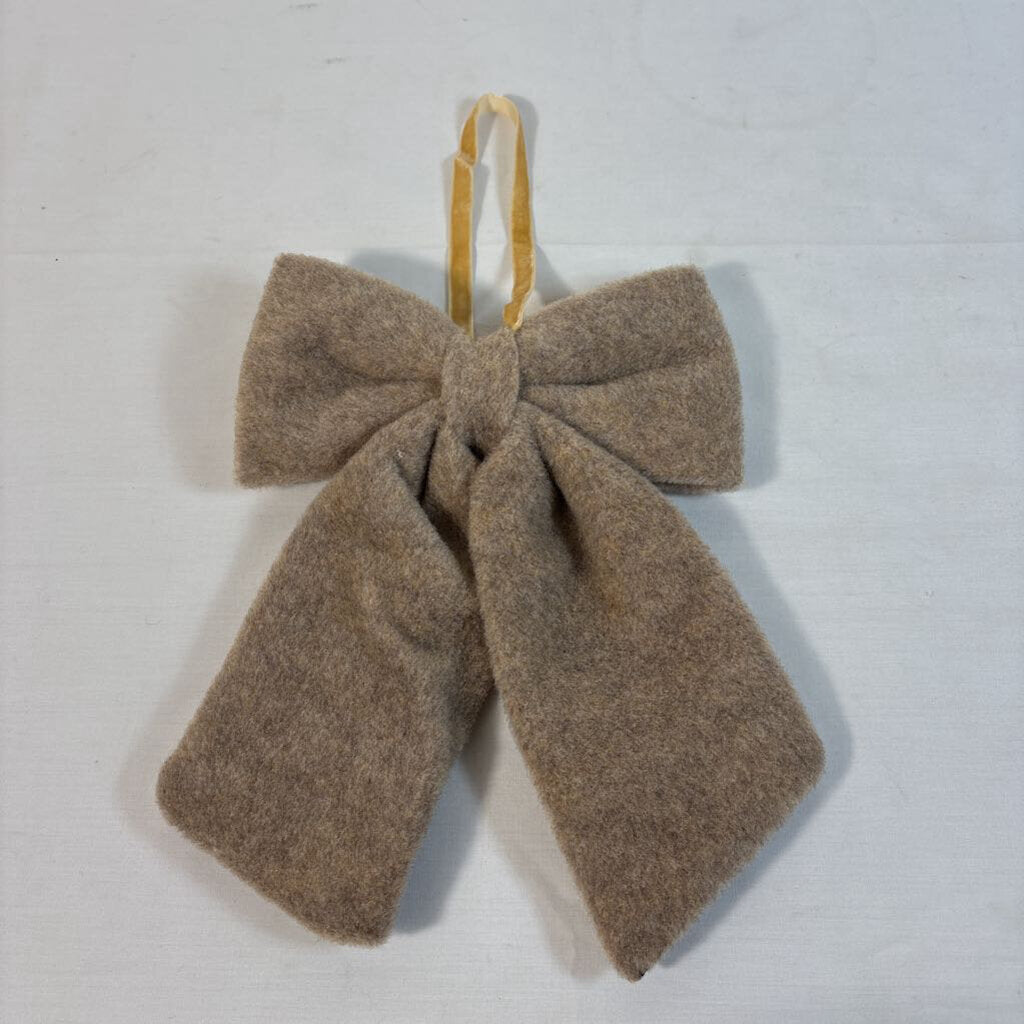 FELT BOW - TAUPE