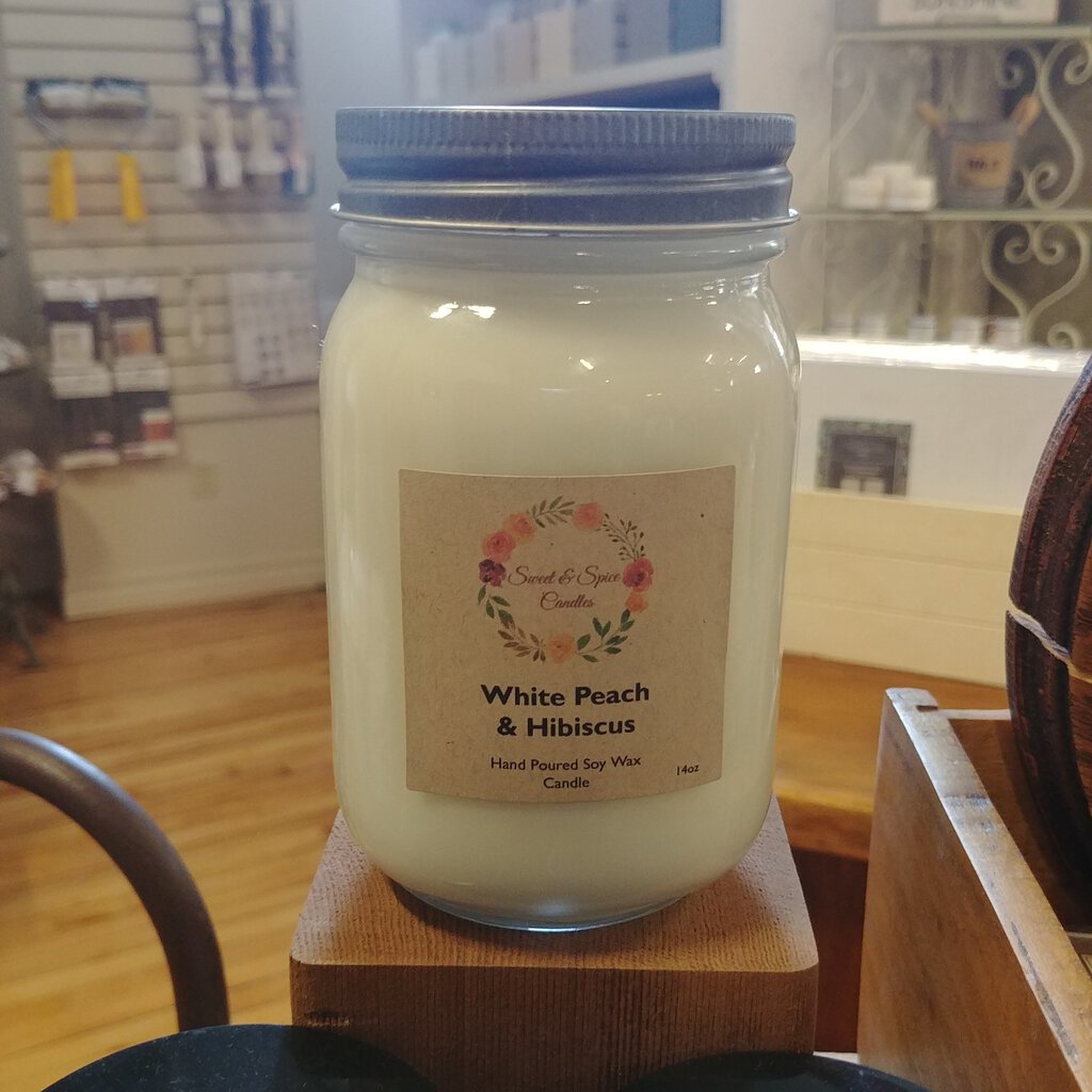WHITE PEACH & HIBISCUS 14oz