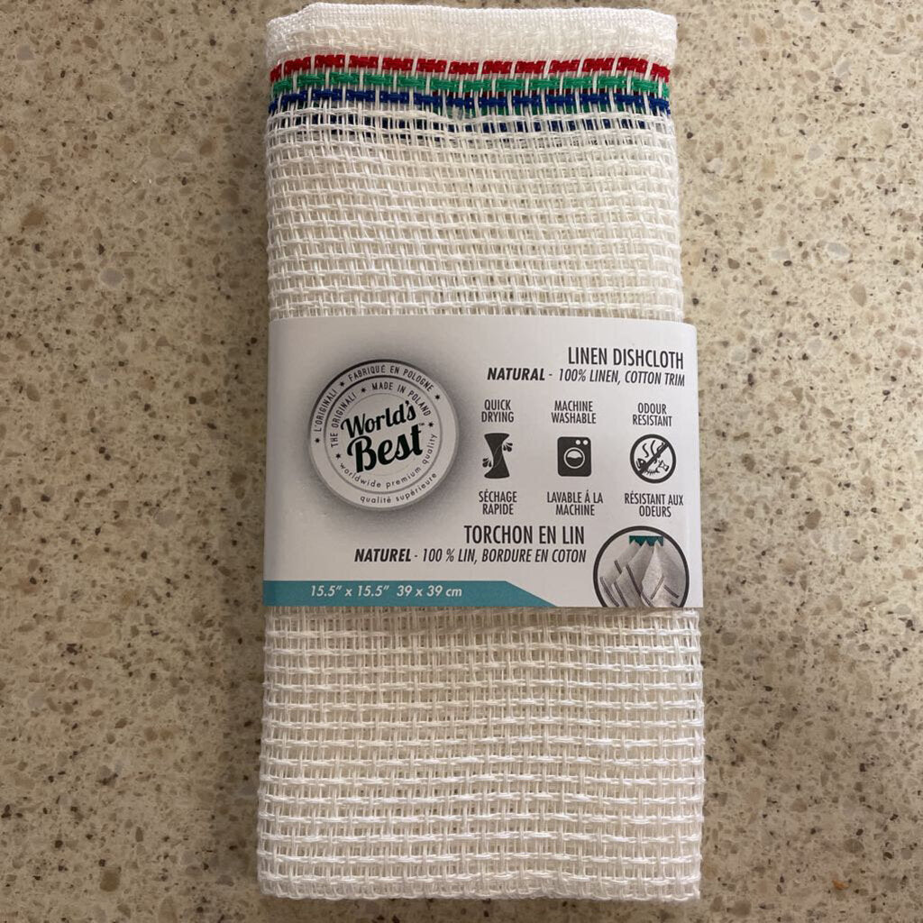 WORLD'S BEST LINEN DISHCLOTH