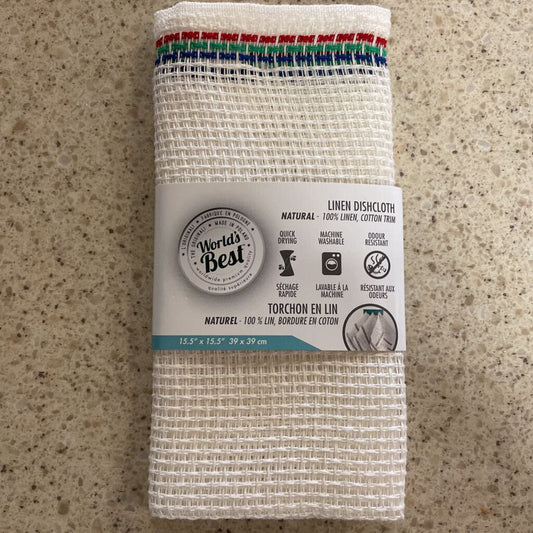 WORLD'S BEST LINEN DISHCLOTH