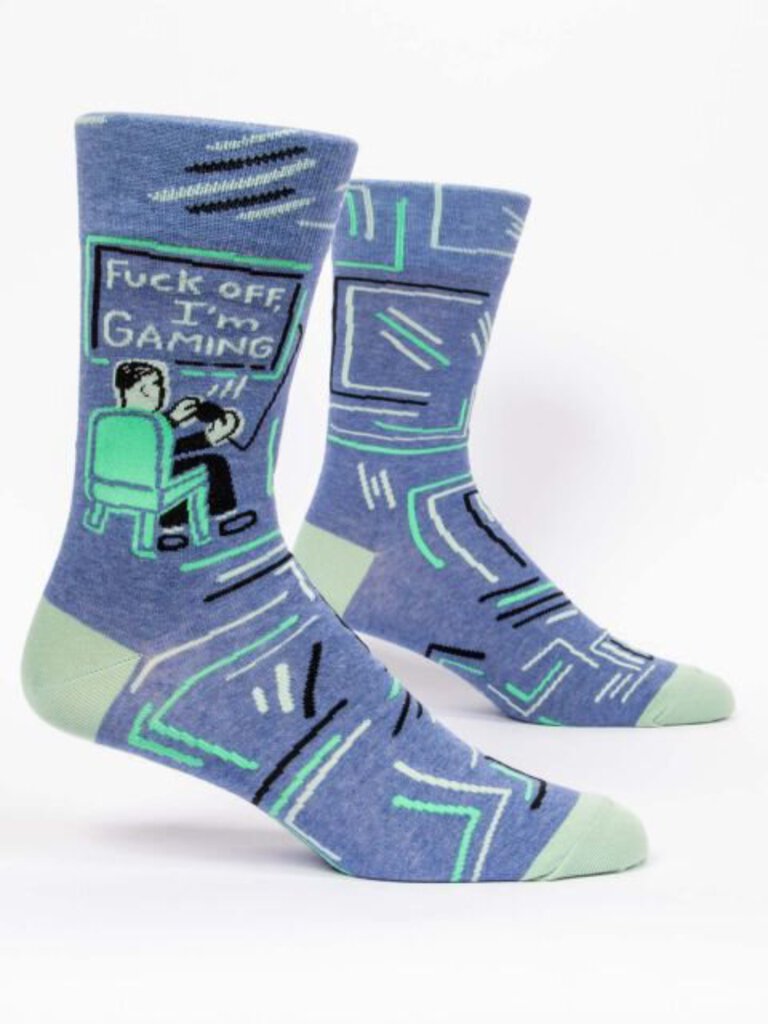 FUCK OFF, I'M GAMING - MENS SOCKS