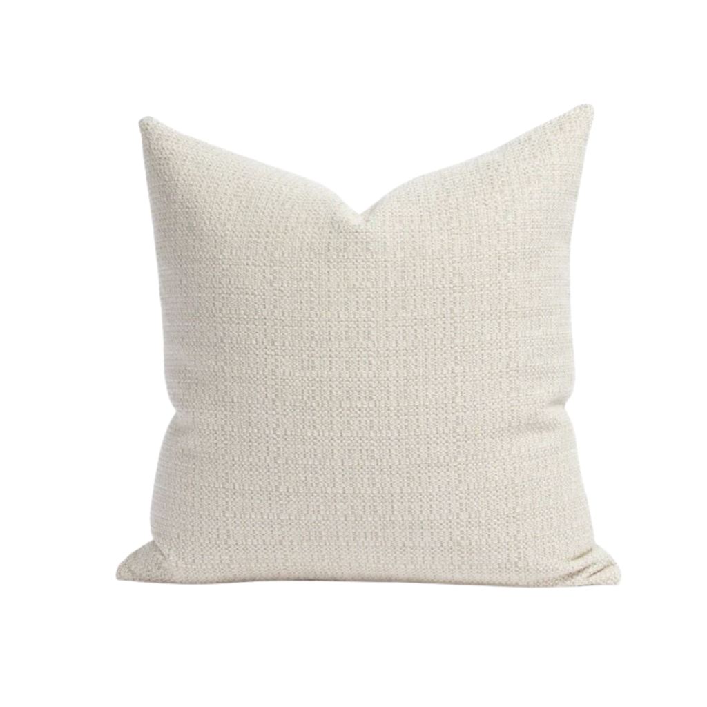 MILLIE 20X20 WOVEN NATURAL PILLOW COVER