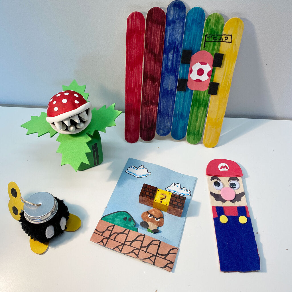 KID'S CRAFT KIT - LET'S A GO MARIO! AGES 6+