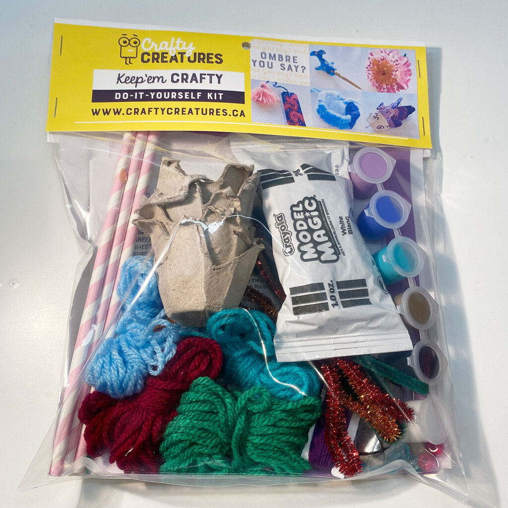 KID'S CRAFT KIT - OMBRE YOU SAY? AGES 9+