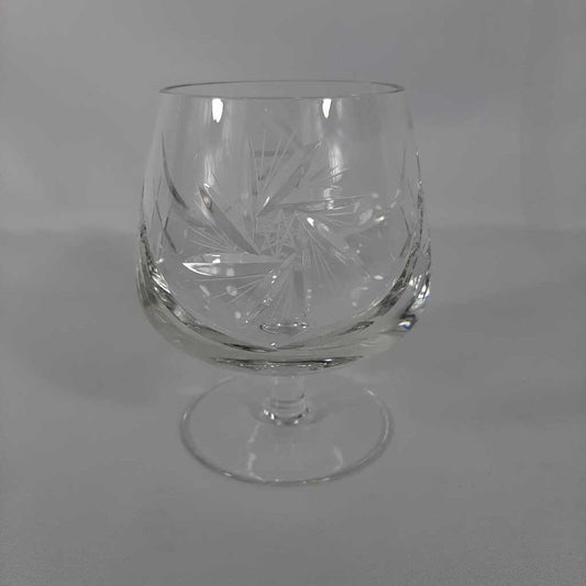 S/4 PINWHEEL BRANDY GLASSES