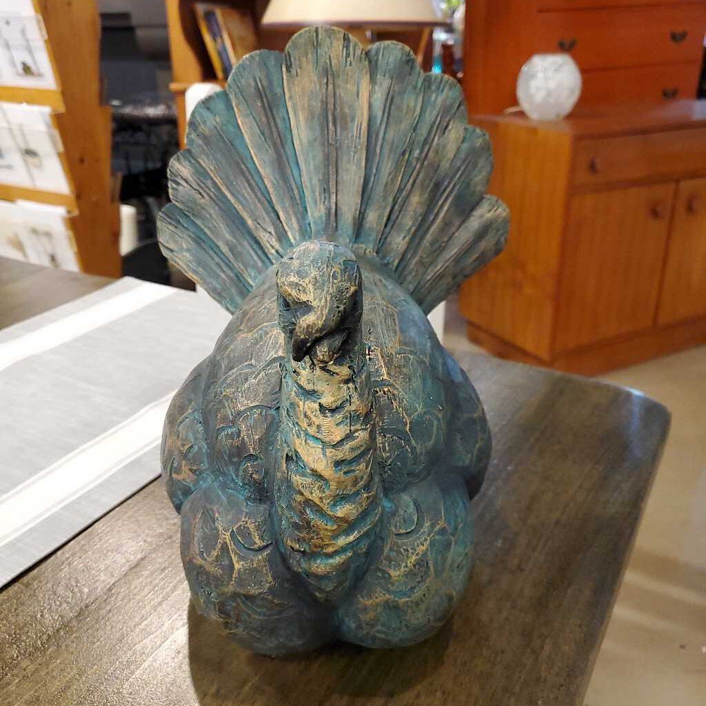TEAL & GOLD TURKEY