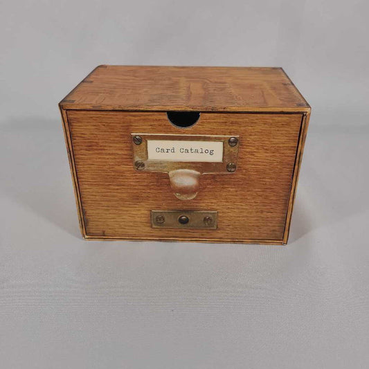 CARD CATALOGUE BOX