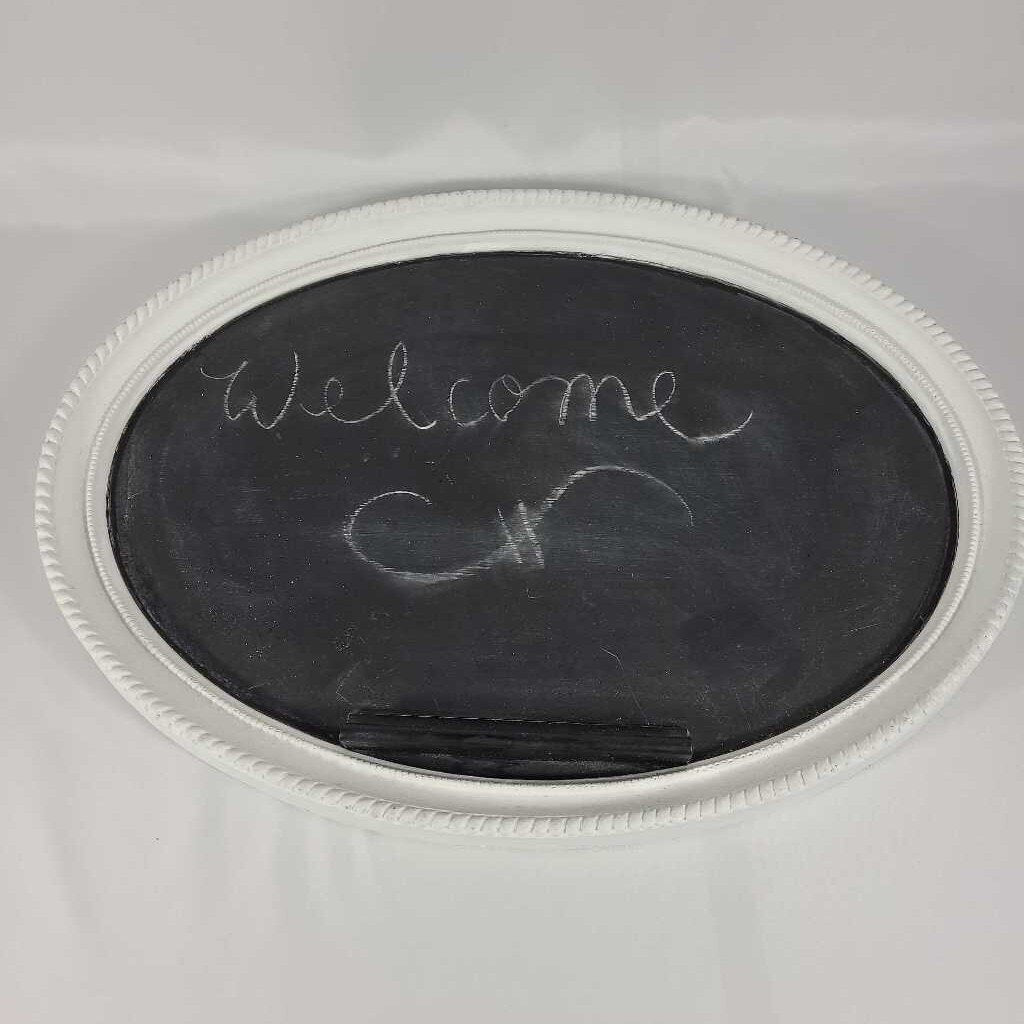OVAL CHALK BOARD