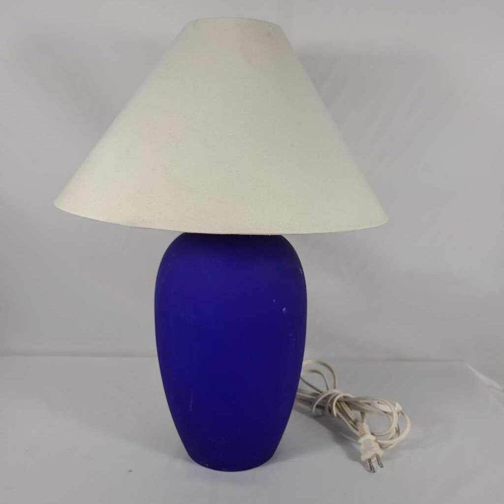 COBALT BLUE TABLE LAMP