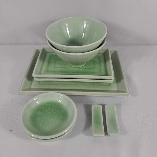 9 PC MINT SUSHI SET