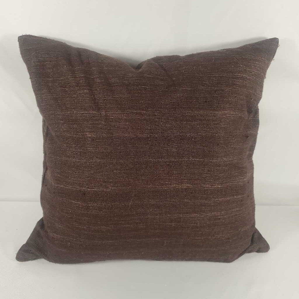 BROWN DOWN FILLED PILLOW
