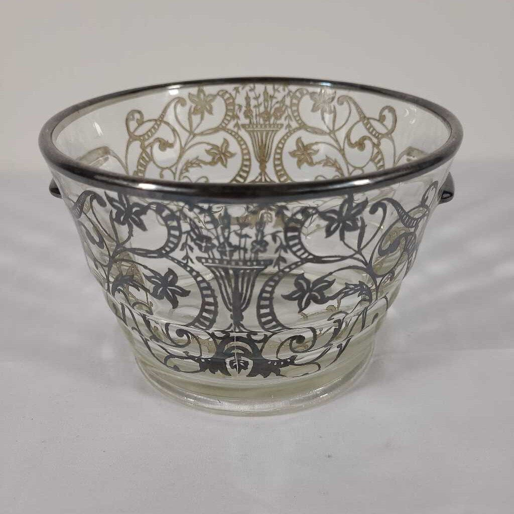 SILVER OVERLAY BOWL