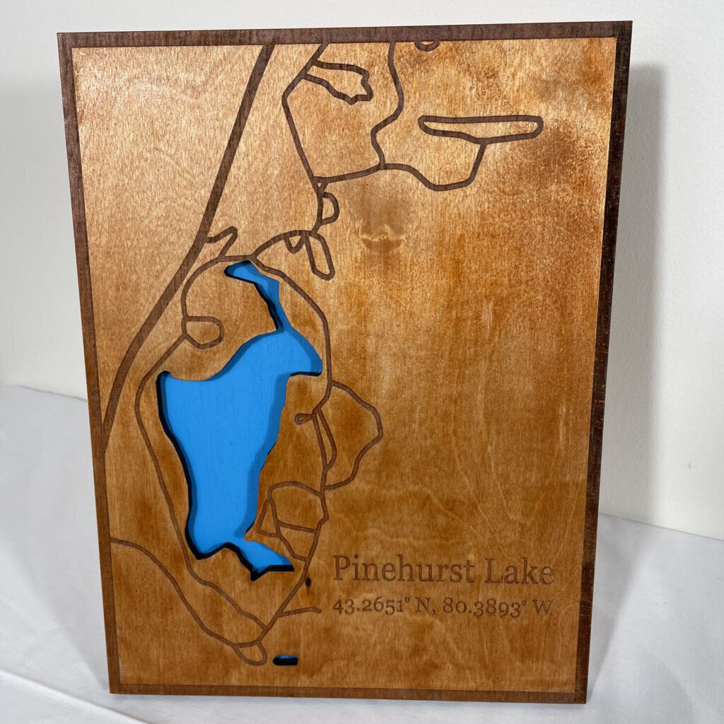PINEHURST LAKE MAP