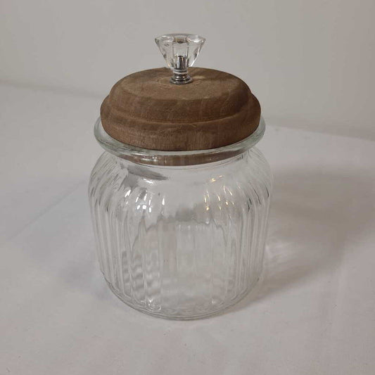 Farmhouse Inspired Glass Canister - Small