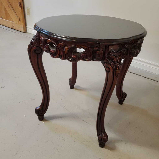 CARVED ACCENT TABLE