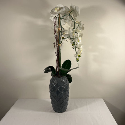 FAUX ORCHID IN VASE